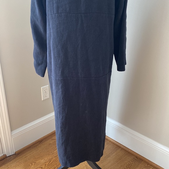 NWOT hemp linen made in USA silk carved buttons coat lightweight laggin look - Picture 9 of 14
